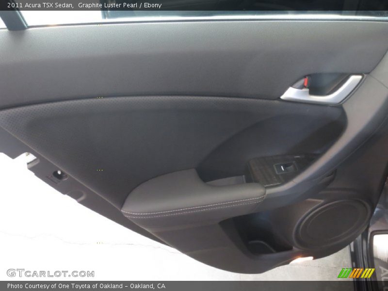 Graphite Luster Pearl / Ebony 2011 Acura TSX Sedan