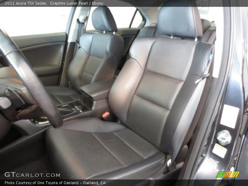 Graphite Luster Pearl / Ebony 2011 Acura TSX Sedan