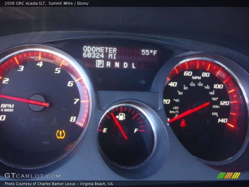 Summit White / Ebony 2008 GMC Acadia SLT