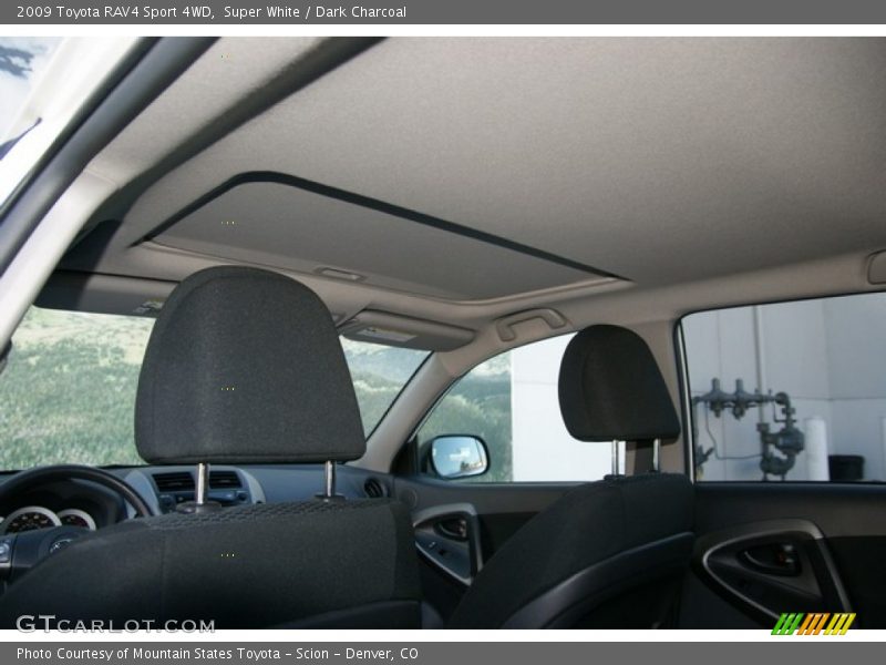 Super White / Dark Charcoal 2009 Toyota RAV4 Sport 4WD