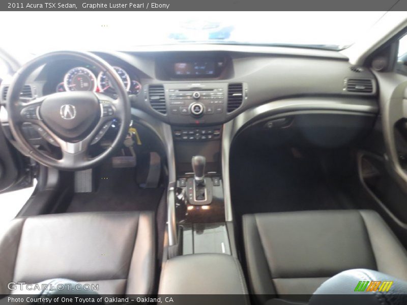 Graphite Luster Pearl / Ebony 2011 Acura TSX Sedan