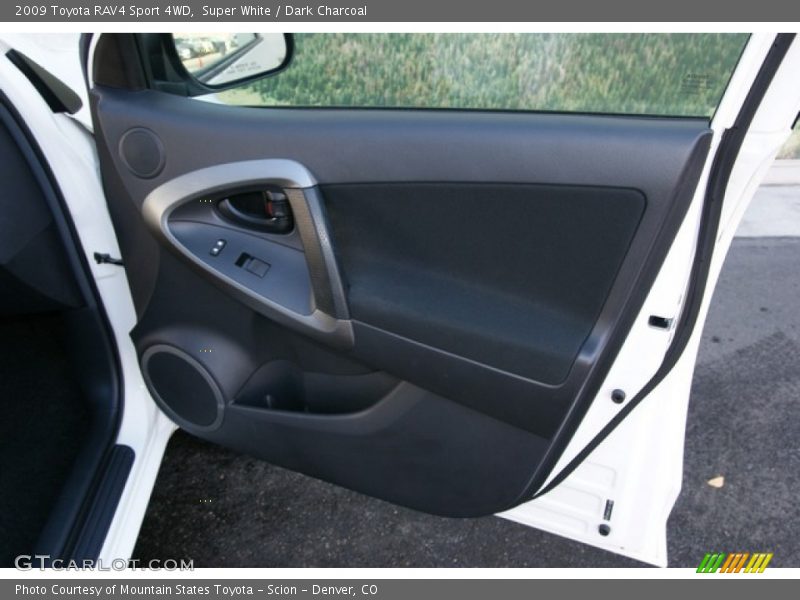 Super White / Dark Charcoal 2009 Toyota RAV4 Sport 4WD