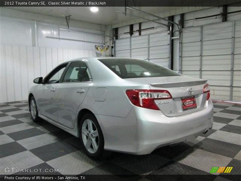 Classic Silver Metallic / Black/Ash 2012 Toyota Camry SE