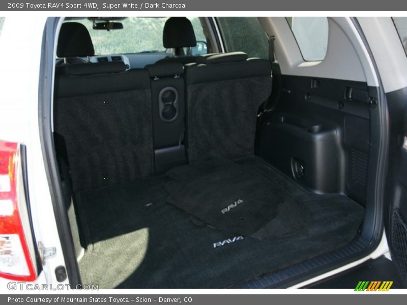 Super White / Dark Charcoal 2009 Toyota RAV4 Sport 4WD