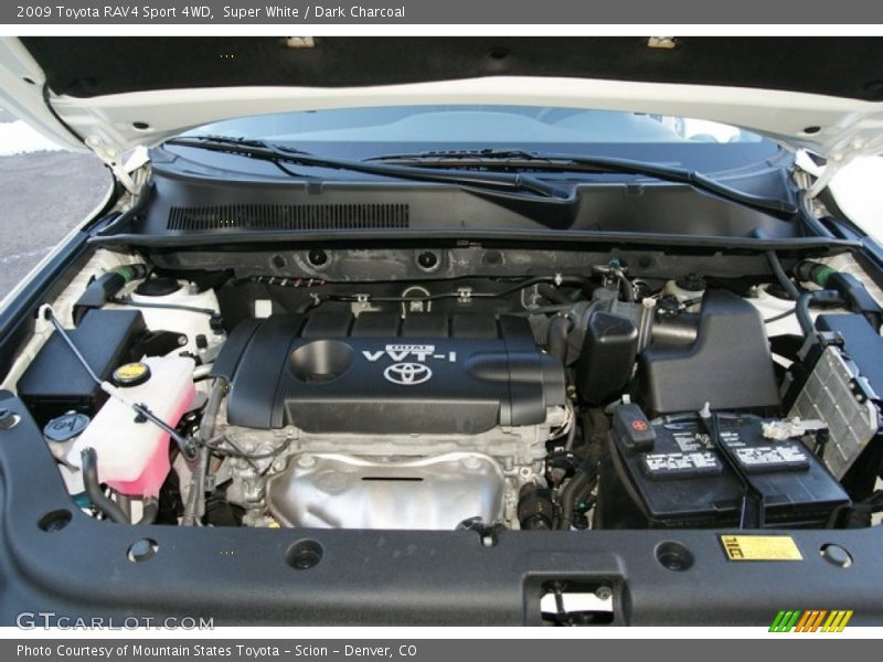 Super White / Dark Charcoal 2009 Toyota RAV4 Sport 4WD