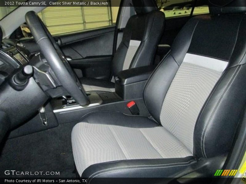 Classic Silver Metallic / Black/Ash 2012 Toyota Camry SE