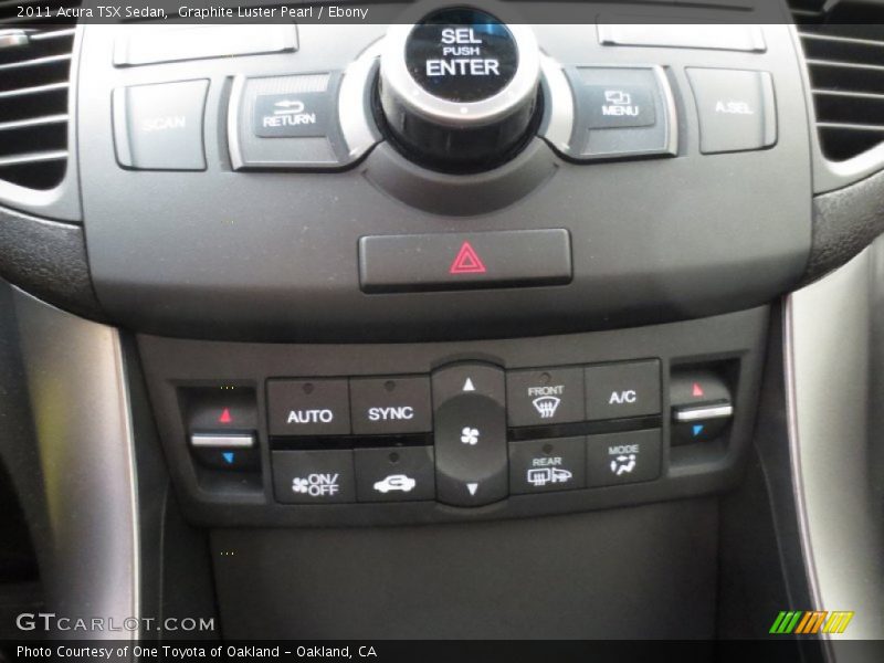 Graphite Luster Pearl / Ebony 2011 Acura TSX Sedan