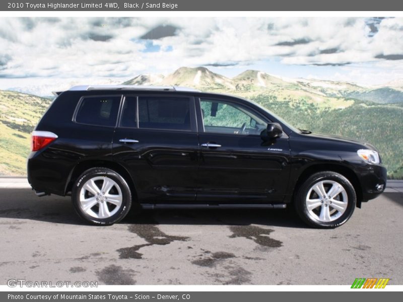 Black / Sand Beige 2010 Toyota Highlander Limited 4WD