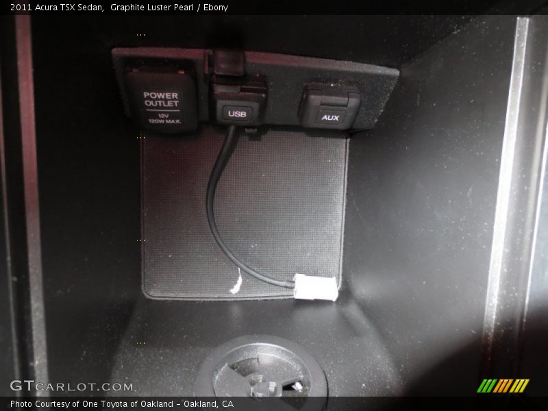 Graphite Luster Pearl / Ebony 2011 Acura TSX Sedan