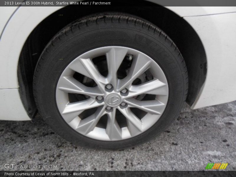 Starfire White Pearl / Parchment 2013 Lexus ES 300h Hybrid