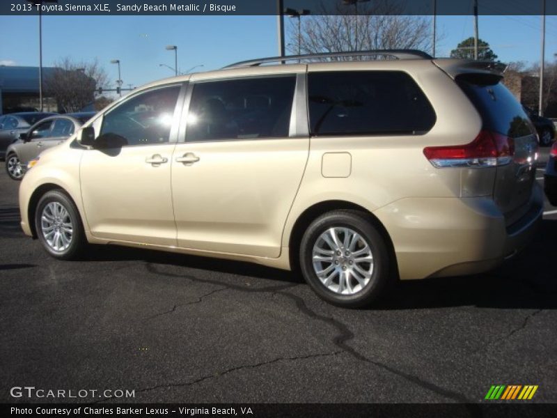 Sandy Beach Metallic / Bisque 2013 Toyota Sienna XLE