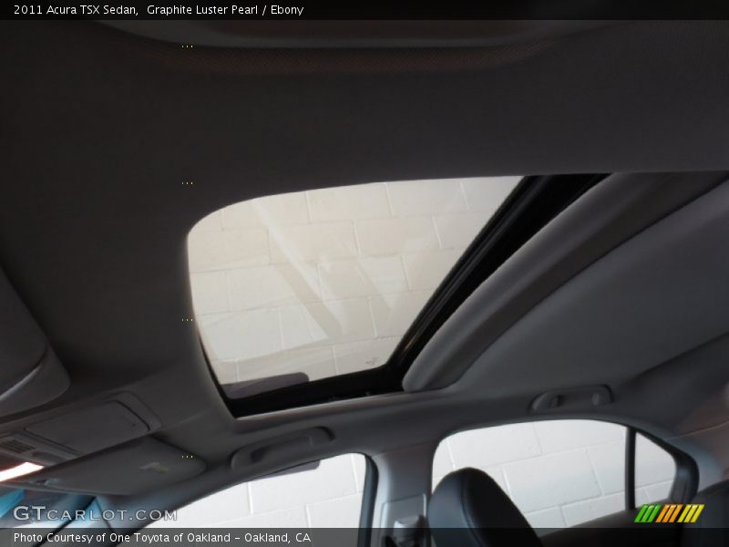 Graphite Luster Pearl / Ebony 2011 Acura TSX Sedan