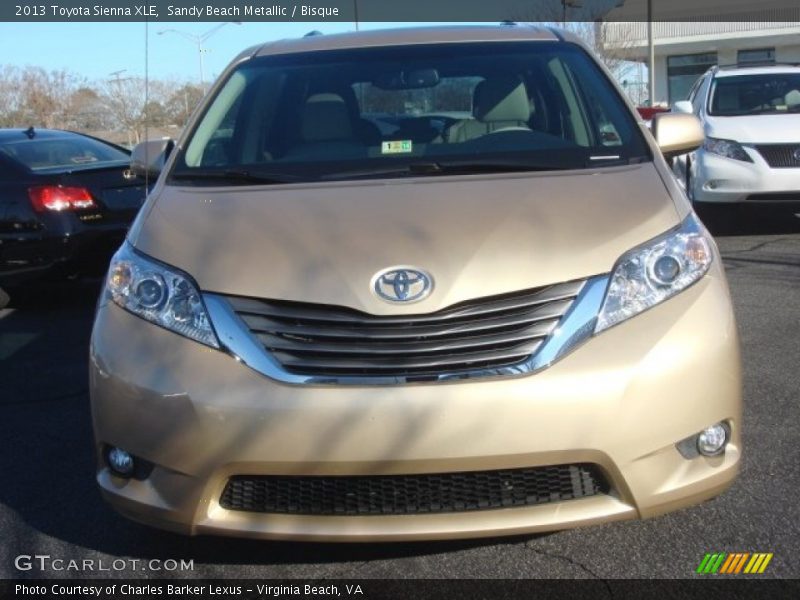 Sandy Beach Metallic / Bisque 2013 Toyota Sienna XLE