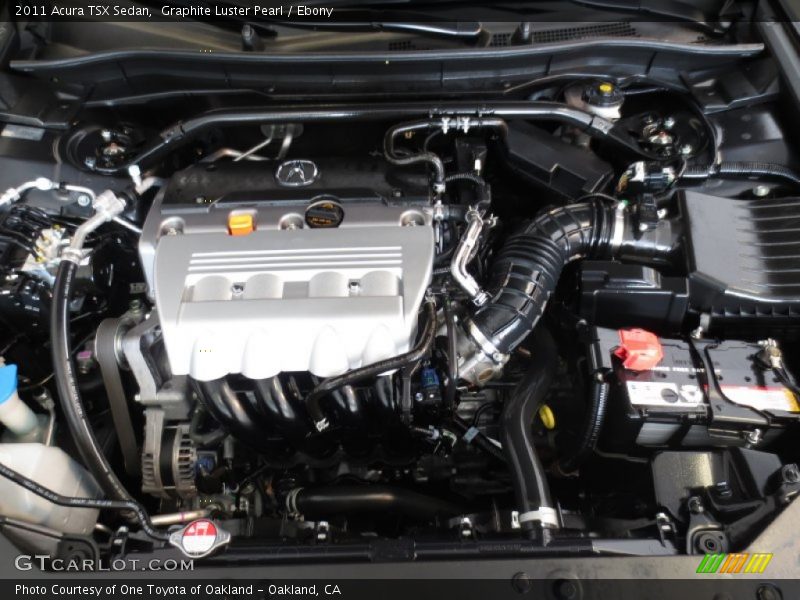 Graphite Luster Pearl / Ebony 2011 Acura TSX Sedan