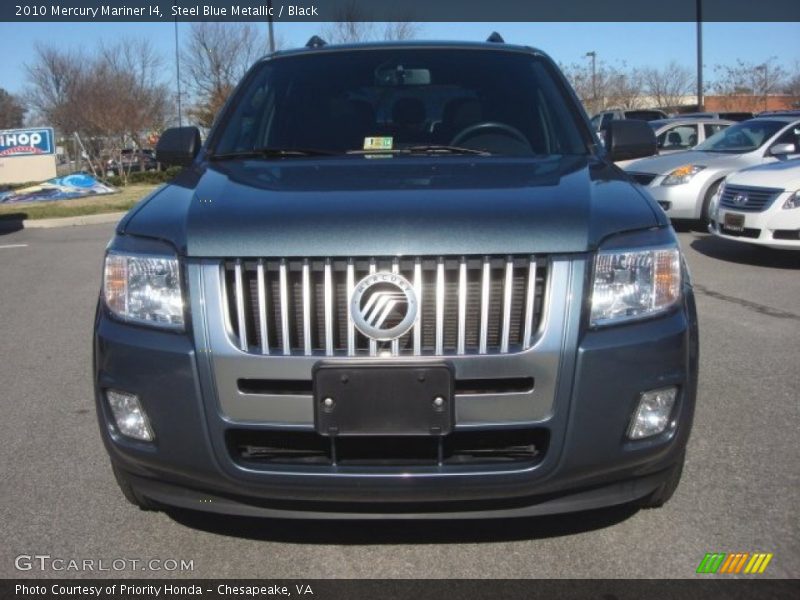 Steel Blue Metallic / Black 2010 Mercury Mariner I4