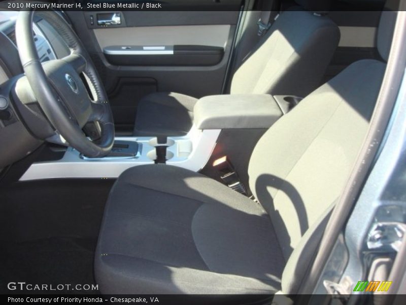Steel Blue Metallic / Black 2010 Mercury Mariner I4