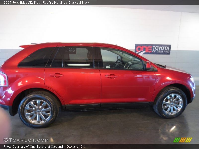 Redfire Metallic / Charcoal Black 2007 Ford Edge SEL Plus
