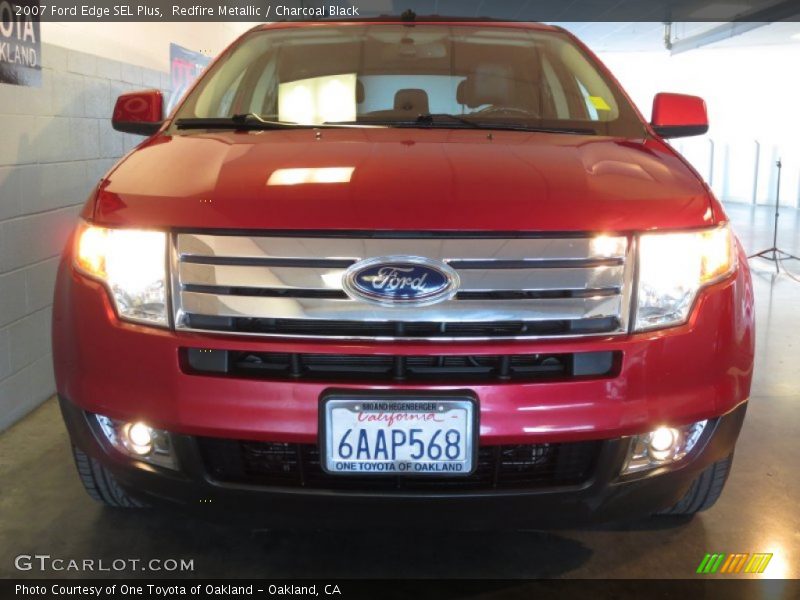Redfire Metallic / Charcoal Black 2007 Ford Edge SEL Plus