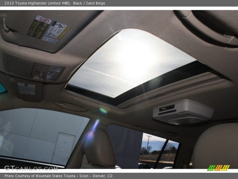 Black / Sand Beige 2010 Toyota Highlander Limited 4WD