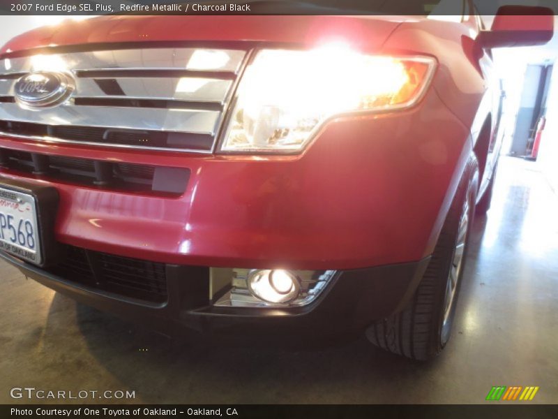 Redfire Metallic / Charcoal Black 2007 Ford Edge SEL Plus
