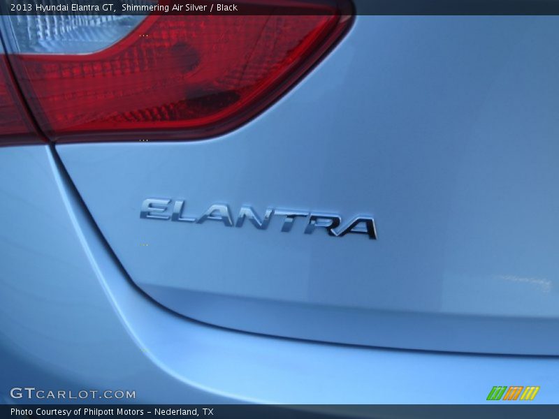 Shimmering Air Silver / Black 2013 Hyundai Elantra GT