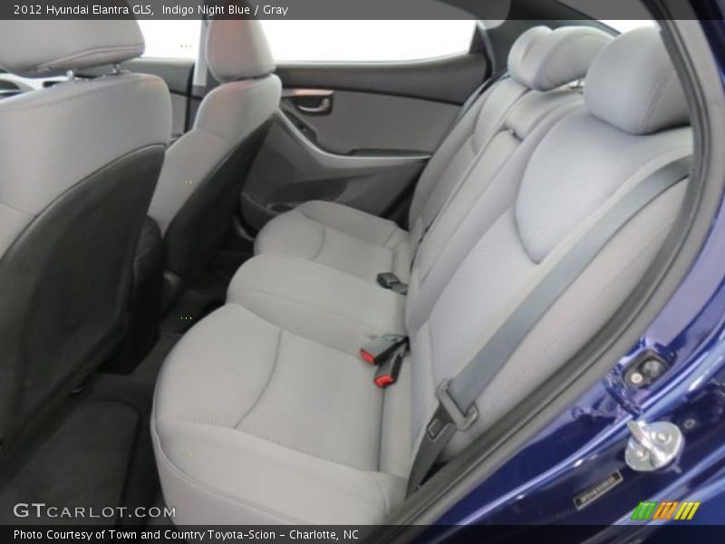 Indigo Night Blue / Gray 2012 Hyundai Elantra GLS