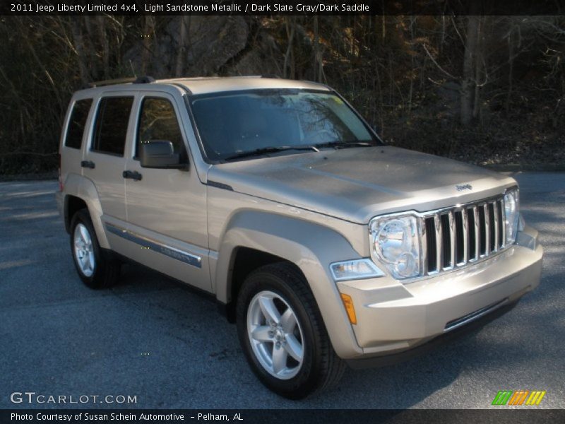 Light Sandstone Metallic / Dark Slate Gray/Dark Saddle 2011 Jeep Liberty Limited 4x4