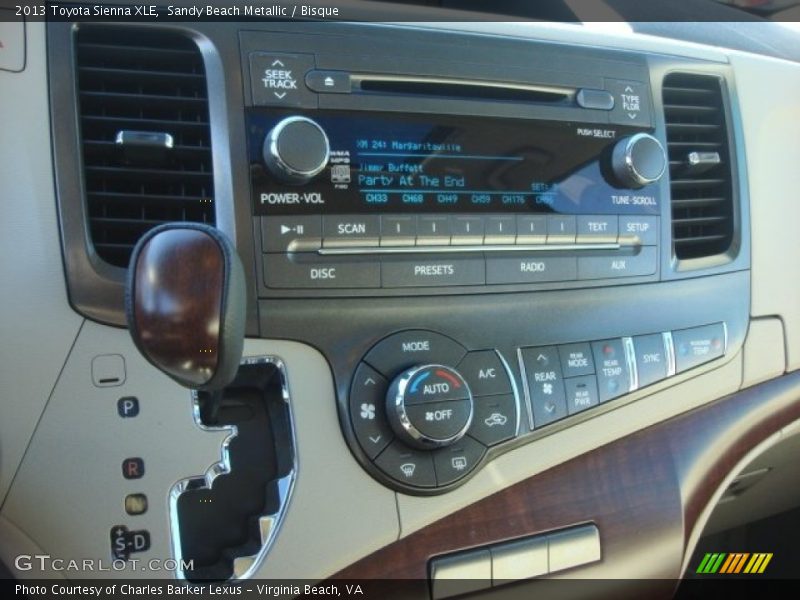 Sandy Beach Metallic / Bisque 2013 Toyota Sienna XLE
