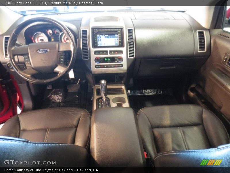 Redfire Metallic / Charcoal Black 2007 Ford Edge SEL Plus