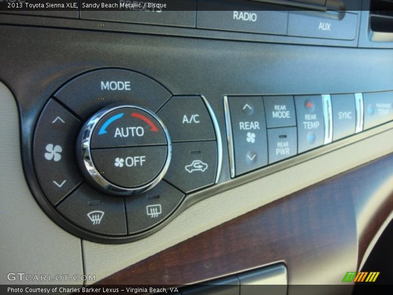 Sandy Beach Metallic / Bisque 2013 Toyota Sienna XLE