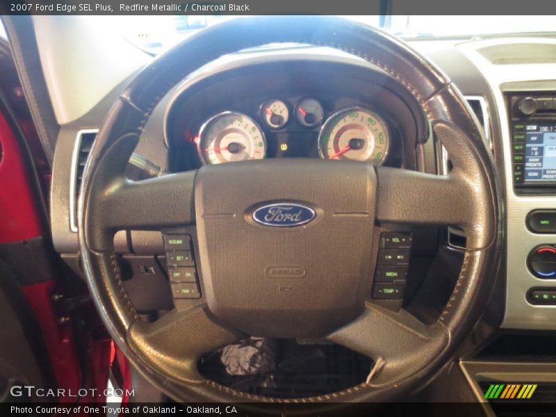 Redfire Metallic / Charcoal Black 2007 Ford Edge SEL Plus