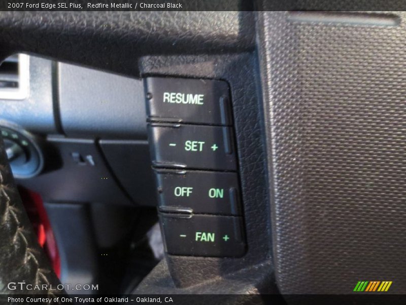 Redfire Metallic / Charcoal Black 2007 Ford Edge SEL Plus