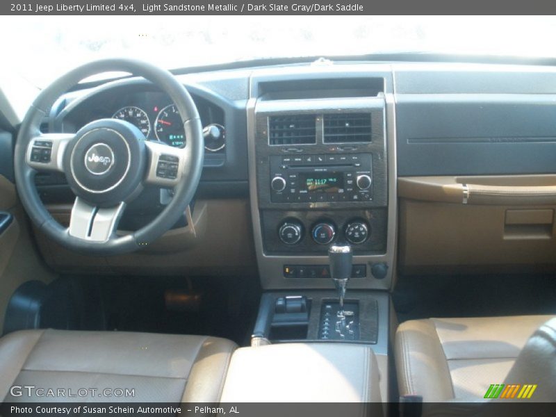 Light Sandstone Metallic / Dark Slate Gray/Dark Saddle 2011 Jeep Liberty Limited 4x4