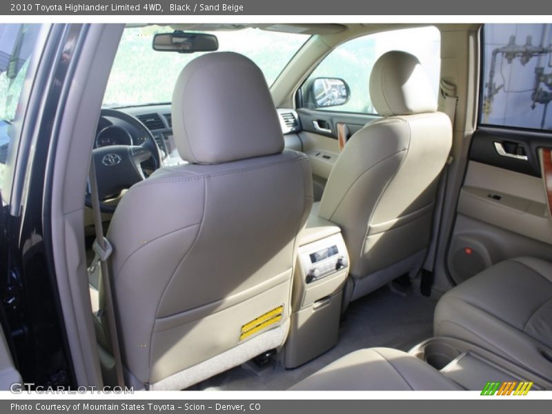 Black / Sand Beige 2010 Toyota Highlander Limited 4WD