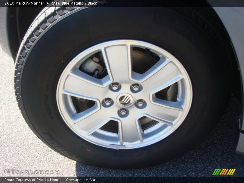 Steel Blue Metallic / Black 2010 Mercury Mariner I4