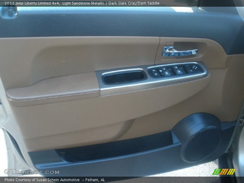 Light Sandstone Metallic / Dark Slate Gray/Dark Saddle 2011 Jeep Liberty Limited 4x4