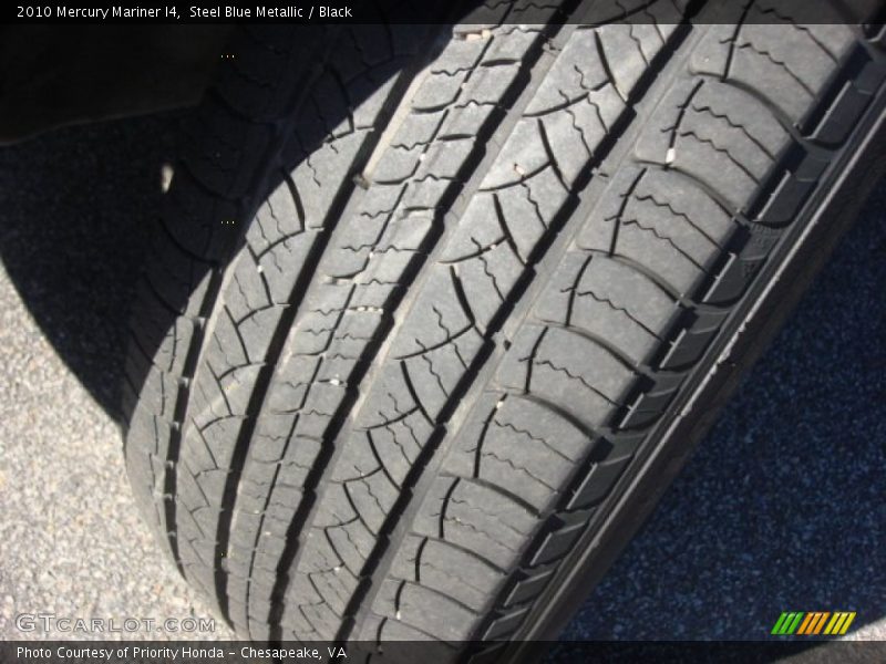 Steel Blue Metallic / Black 2010 Mercury Mariner I4