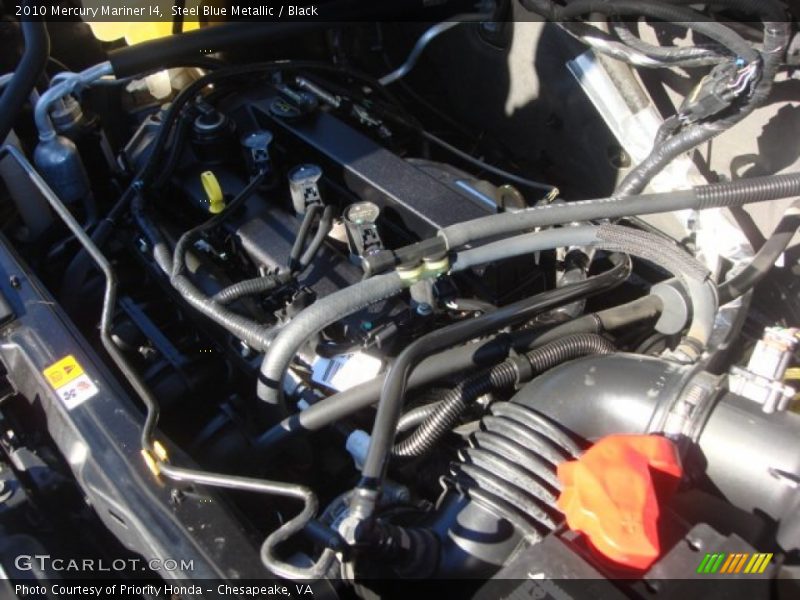Steel Blue Metallic / Black 2010 Mercury Mariner I4