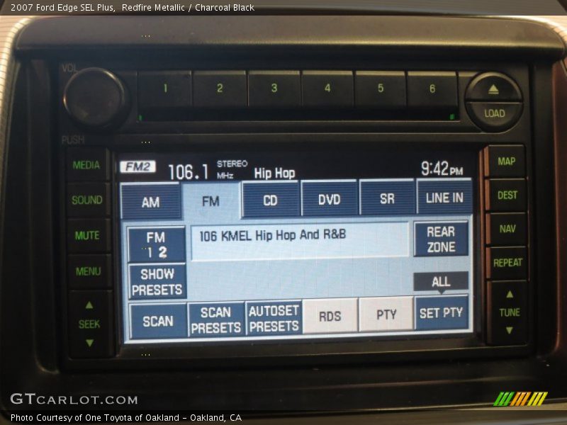 Redfire Metallic / Charcoal Black 2007 Ford Edge SEL Plus
