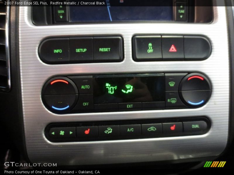 Redfire Metallic / Charcoal Black 2007 Ford Edge SEL Plus