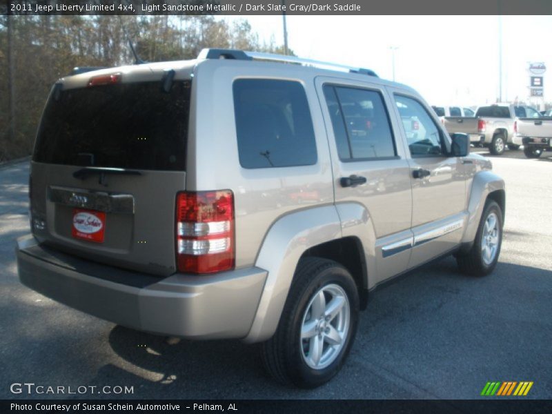 Light Sandstone Metallic / Dark Slate Gray/Dark Saddle 2011 Jeep Liberty Limited 4x4