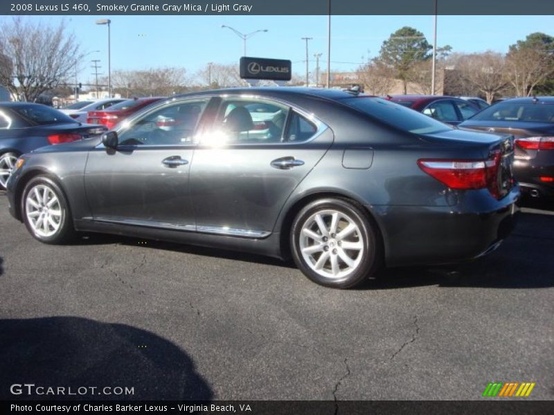 Smokey Granite Gray Mica / Light Gray 2008 Lexus LS 460