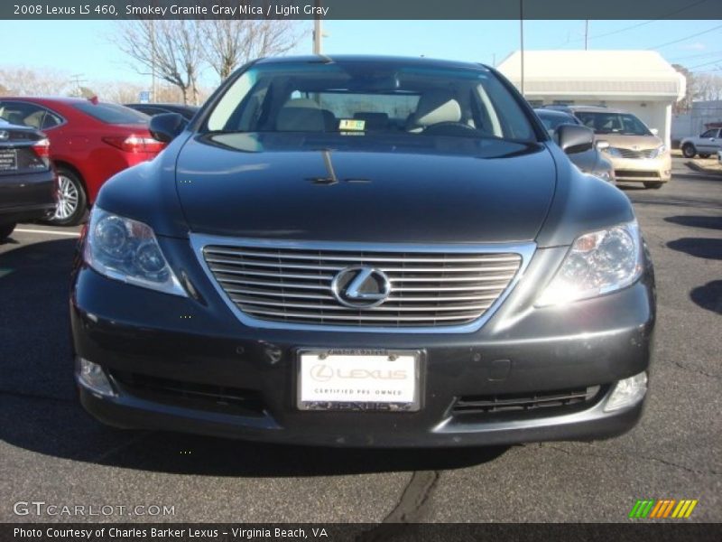 Smokey Granite Gray Mica / Light Gray 2008 Lexus LS 460