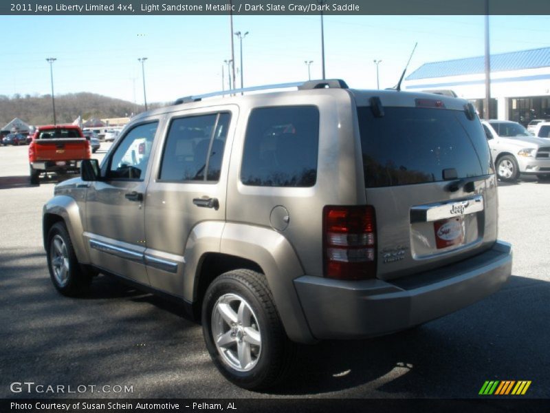 Light Sandstone Metallic / Dark Slate Gray/Dark Saddle 2011 Jeep Liberty Limited 4x4