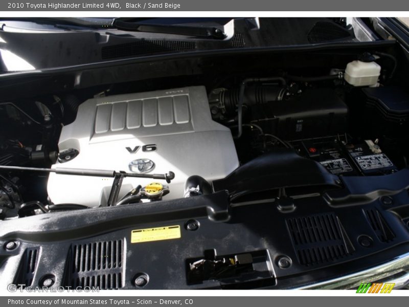 Black / Sand Beige 2010 Toyota Highlander Limited 4WD