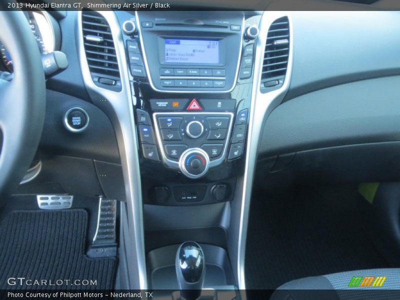 Shimmering Air Silver / Black 2013 Hyundai Elantra GT