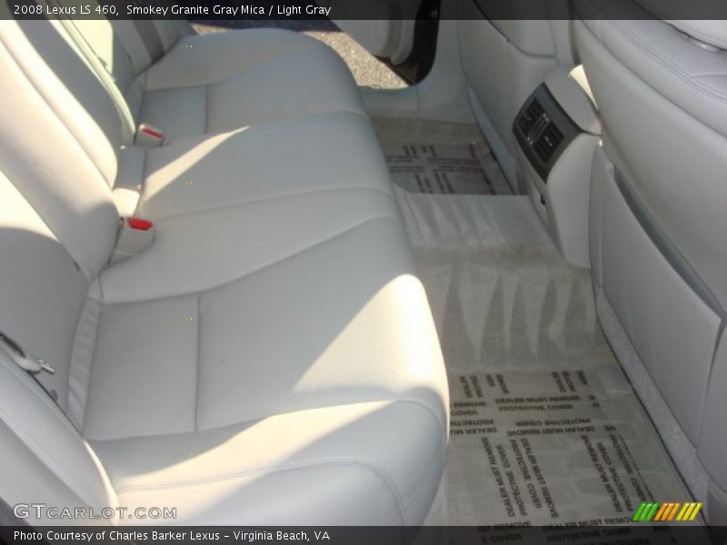 Smokey Granite Gray Mica / Light Gray 2008 Lexus LS 460