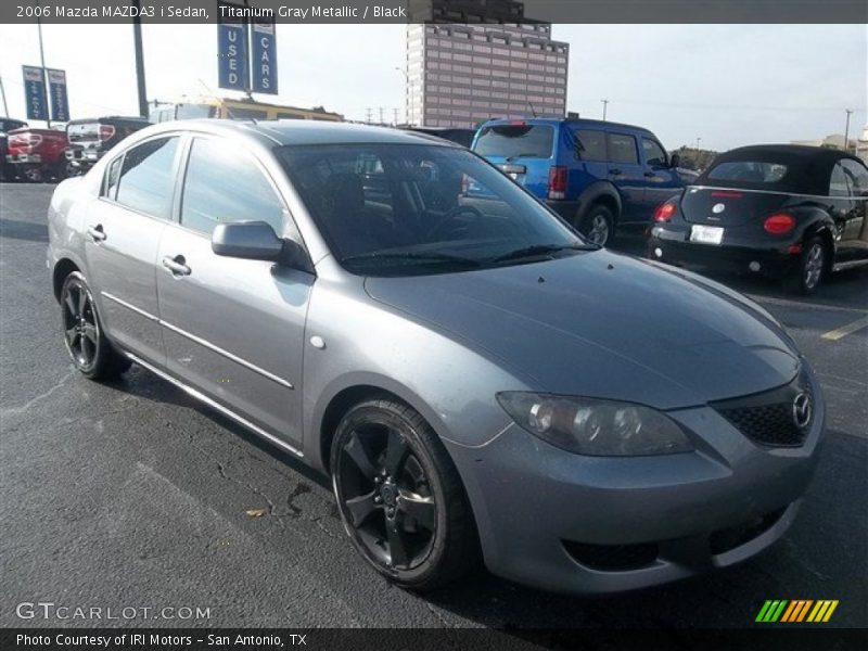 Titanium Gray Metallic / Black 2006 Mazda MAZDA3 i Sedan
