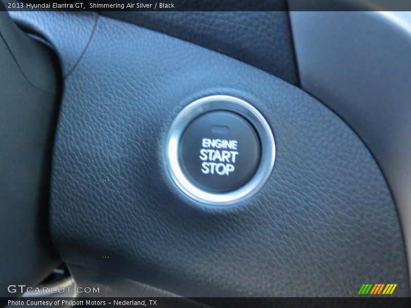 Shimmering Air Silver / Black 2013 Hyundai Elantra GT