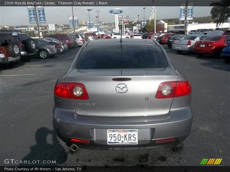 Titanium Gray Metallic / Black 2006 Mazda MAZDA3 i Sedan